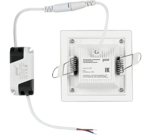 Светильник Gauss 948111106 6Вт 3000K цв.св.:белый теплый белый