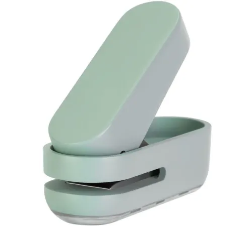 Дырокол Deli NS088green макс.:10лист. пластик зеленый отв.:1