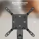 Кронштейн для мониторов Onkron G130 черный 17"-57" макс.27кг настольный поворот и наклон