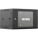 Шкаф коммутационный NTSS (NTSS-W12U6060GS-BL) настенный 12U 570x600мм пер.дв.стекл 60кг черный 27кг