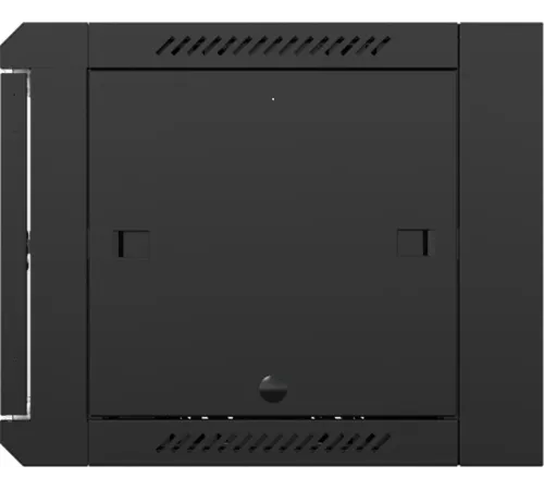 Шкаф коммутационный NTSS (NTSS-W12U6060GS-BL) настенный 12U 570x600мм пер.дв.стекл 60кг черный 27кг