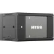 Шкаф коммутационный NTSS (NTSS-W9U6060GS-BL) настенный 9U 570x600мм пер.дв.стекл 60кг черный 22кг