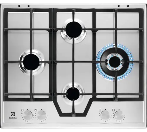 Газовая варочная поверхность Electrolux KGS64562SX серебристый Газовая варочная поверхность Electrolux KGS64562SX серебристый