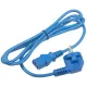 Шнур питания Hyperline PWC-IEC13-SHM-1.8-BL C13-Schuko проводник.:3x0.75мм2 1.8м 250В 10А (упак.:1шт) синий