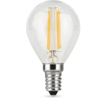 Лампа светодиодная Gauss Filament 7Вт цок.:E14 шар 220B св.свеч.бел.нейт. P45 (упак.:10шт) (105801207)