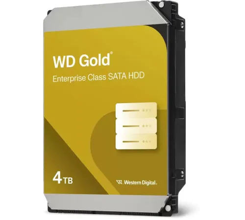 Жесткий диск WD SATA-III 4TB WD4004FRYZ Desktop Gold 512E (7200rpm) 256Mb 3.5" Жесткий диск WD SATA-III 4TB WD4004FRYZ Desktop Gold 512E (7200rpm) 256Mb 3.5"