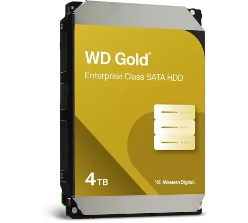 Жесткий диск WD SATA-III 4TB WD4004FRYZ Desktop Gold 512E (7200rpm) 256Mb 3.5" Жесткий диск WD SATA-III 4TB WD4004FRYZ Desktop Gold 512E (7200rpm) 256Mb 3.5"