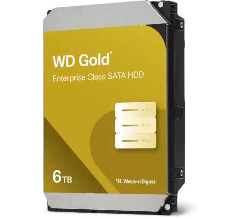 Жесткий диск WD SATA-III 6TB WD6004FRYZ Desktop Gold 512E (7200rpm) 256Mb 3.5" Жесткий диск WD SATA-III 6TB WD6004FRYZ Desktop Gold 512E (7200rpm) 256Mb 3.5"
