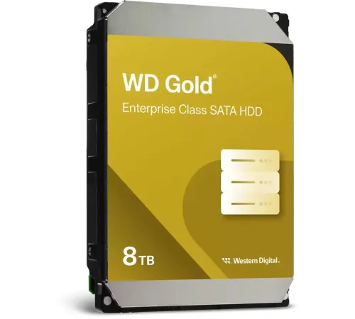 Жесткий диск WD SATA-III 8TB WD8005FRYZ Desktop Gold 512E (7200rpm) 256Mb 3.5" Жесткий диск WD SATA-III 8TB WD8005FRYZ Desktop Gold 512E (7200rpm) 256Mb 3.5"