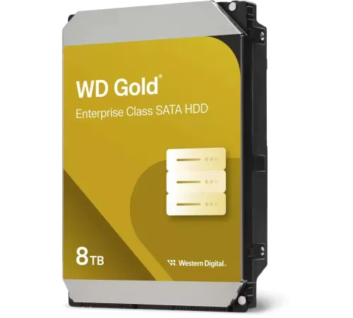 Жесткий диск WD SATA-III 8TB WD8005FRYZ Desktop Gold 512E (7200rpm) 256Mb 3.5" Жесткий диск WD SATA-III 8TB WD8005FRYZ Desktop Gold 512E (7200rpm) 256Mb 3.5"