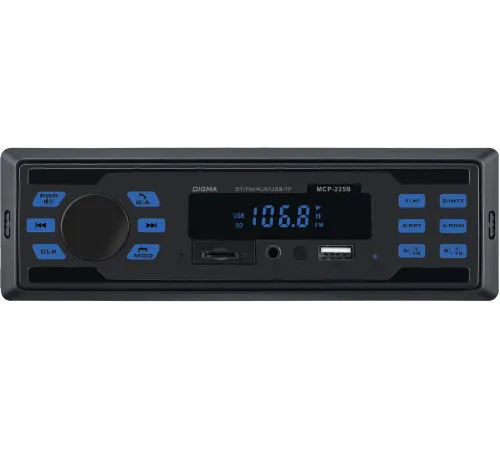 Автомагнитола Digma MCP-225B 1DIN 2x35Вт 2 Автомагнитола Digma MCP-225B 1DIN 2x35Вт 2