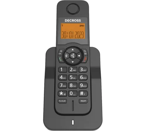 Р/Телефон Dect Decross DC1005 черный АОН Р/Телефон Dect Decross DC1005 черный АОН