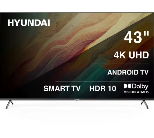 Телевизор LED Hyundai 43" H-LED43BU7009 Android TV Frameless черный/черный 4K Ultra HD 60Hz MEMC DVB-T DVB-T2 DVB-C DVB-S DVB-S2 USB WiFi Smart TV Телевизор LED Hyundai 43" H-LED43BU7009 Android TV Frameless черный/черный 4K Ultra HD 60Hz MEMC DVB-T DVB-T2 DVB-C DVB-S DVB-S2 USB WiFi Smart TV