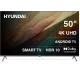 Телевизор LED Hyundai 50" H-LED50BU7009 Android TV Frameless черный 4K Ultra HD 60Hz MEMC DVB-T DVB-T2 DVB-C DVB-S DVB-S2 USB WiFi Smart TV