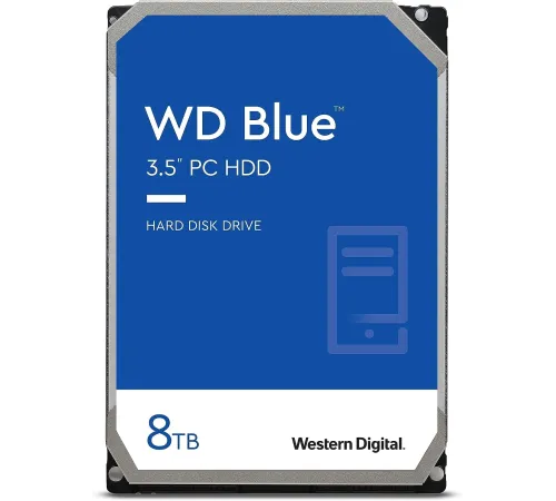 Жесткий диск WD SATA-III 8TB WD80EAAZ Desktop Blue (5640rpm) 128Mb 3.5"