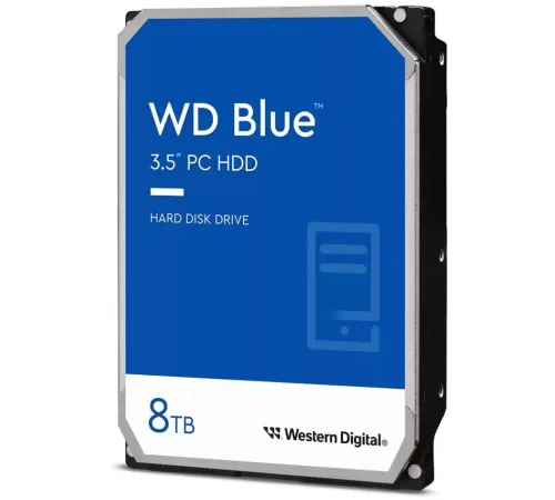 Жесткий диск WD SATA-III 8TB WD80EAAZ Desktop Blue (5640rpm) 128Mb 3.5"