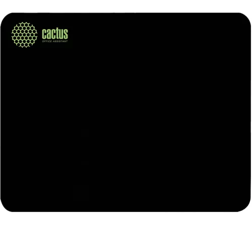 Коврик для мыши Cactus Black 300x250x2мм (CS-MPС-P01M)