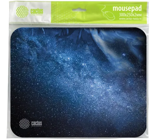 Коврик для мыши Cactus Milky Way 300x250x2мм (CS-MPС-P02M) Коврик для мыши Cactus Milky Way 300x250x2мм (CS-MPС-P02M)