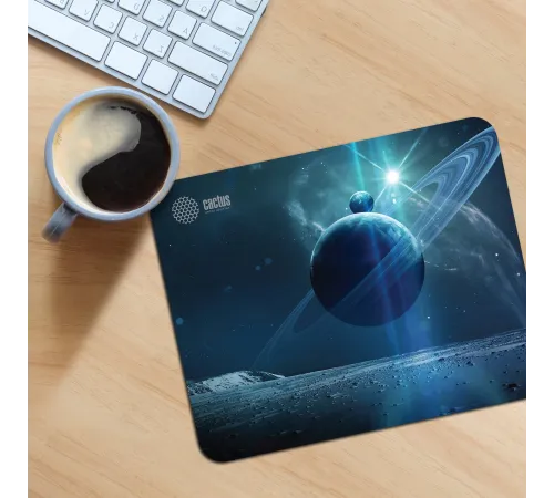 Коврик для мыши Cactus Saturn 300x250x2мм (CS-MPС-P03M) Коврик для мыши Cactus Saturn 300x250x2мм (CS-MPС-P03M)