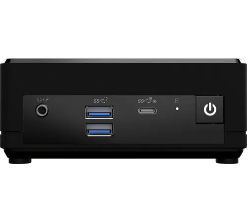 Неттоп MSI Cubi N ADL-037XRU slim N100 (0.8) 8Gb SSD256Gb UHDG noOS 2xGbitEth WiFi BT 65W черный (9S6-B0A911-200)