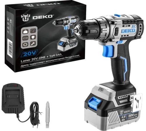 Дрель-шуруповерт Deko Loner 20V One аккум. (085-1004) Дрель-шуруповерт Deko Loner 20V One аккум. (085-1004)
