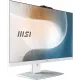 Моноблок MSI Modern AM242P 1M-1020XRU 23.8" Full HD Core 7 150U (1.8) 16Gb SSD512Gb UHDG noOS GbitEth WiFi BT 120W клавиатура мышь Cam белый 1920x1080