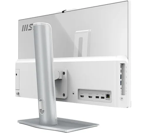 Моноблок MSI Modern AM242P 1M-1020XRU 23.8" Full HD Core 7 150U (1.8) 16Gb SSD512Gb UHDG noOS GbitEth WiFi BT 120W клавиатура мышь Cam белый 1920x1080