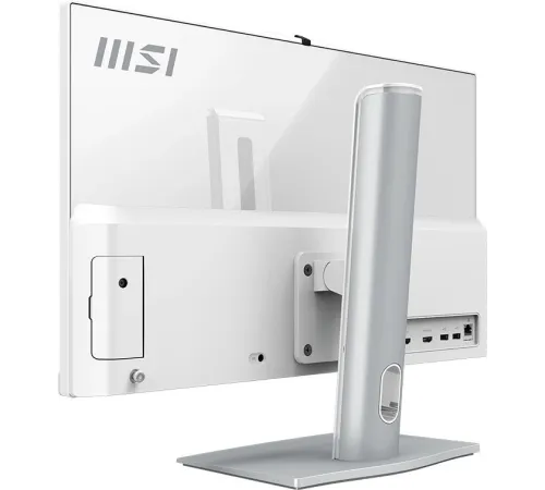 Моноблок MSI Modern AM242P 1M-1020XRU 23.8" Full HD Core 7 150U (1.8) 16Gb SSD512Gb UHDG noOS GbitEth WiFi BT 120W клавиатура мышь Cam белый 1920x1080