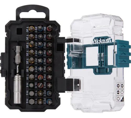Набор бит и сверл Makita E-13552 (31пред.) для шуруповертов Набор бит и сверл Makita E-13552 (31пред.) для шуруповертов