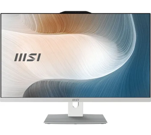 Моноблок MSI Modern AM272P 1M-676XRU 27" Full HD Core 3 100U (1.2) 16Gb SSD512Gb noOS GbitEth WiFi BT 120W клавиатура мышь Cam белый 1920x1080