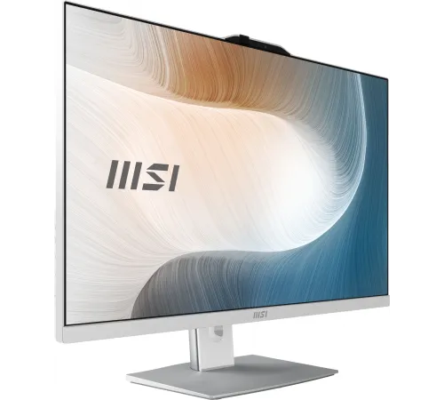 Моноблок MSI Modern AM272P 1M-678XRU 27" Full HD Core 7 150U (1.8) 16Gb SSD512Gb Graphics noOS GbitEth WiFi BT 120W клавиатура мышь Cam белый 1920x1080
