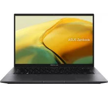 Ноутбук Asus Zenbook 14 UM3402YA-KP854 Ryzen 5 7430U 16Gb SSD512Gb AMD Radeon 14" IPS WQXGA (2560x1600) noOS black WiFi BT Cam Bag (90NB0W95-M01KZ0)