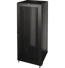 Шкаф серверный Lanmaster Business (TWT-CBB-42U-8X12-P1) напольный 42U 800x1200мм пер.дв.перфор. задн.дв.перфор. 2 бок.пан. 800кг черный IP20