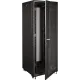 Шкаф серверный Lanmaster Business (TWT-CBB-42U-8X12-P1) напольный 42U 800x1200мм пер.дв.перфор. задн.дв.перфор. 2 бок.пан. 800кг черный IP20