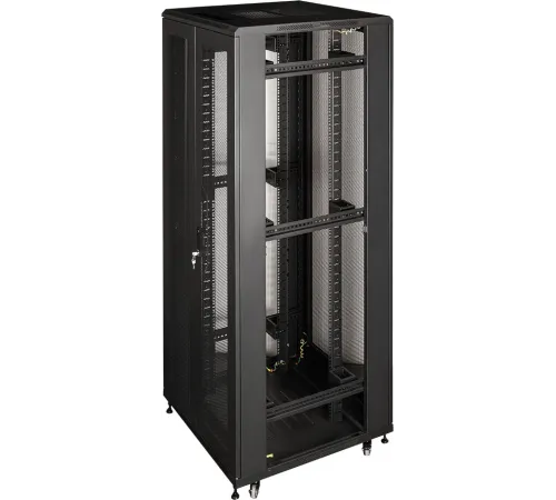 Шкаф серверный Lanmaster Business (TWT-CBB-42U-8X12-P1) напольный 42U 800x1200мм пер.дв.перфор. задн.дв.перфор. 2 бок.пан. 800кг черный IP20 Шкаф серверный Lanmaster Business (TWT-CBB-42U-8X12-P1) напольный 42U 800x1200мм пер.дв.перфор. задн.дв.перфор. 2 бок.пан. 800кг черный IP20