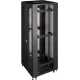 Шкаф серверный Lanmaster Business (TWT-CBB-42U-8X12-P1) напольный 42U 800x1200мм пер.дв.перфор. задн.дв.перфор. 2 бок.пан. 800кг черный IP20