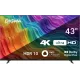 Телевизор LED Digma 43" DM-LED43UBB33 Яндекс.ТВ Frameless черный 4K Ultra HD 60Hz DVB-T DVB-T2 DVB-C DVB-S DVB-S2 USB WiFi Smart TV