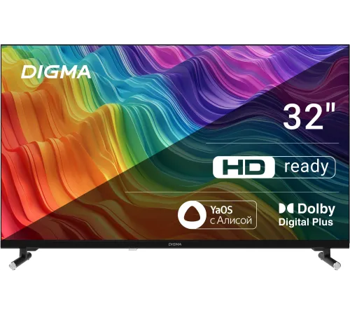 Телевизор LED Digma 32" DM-LED32SBB32 Яндекс.ТВ Frameless черный/черный HD 60Hz DVB-T DVB-T2 DVB-C DVB-S DVB-S2 USB WiFi Smart TV (RUS) Телевизор LED Digma 32" DM-LED32SBB32 Яндекс.ТВ Frameless черный/черный HD 60Hz DVB-T DVB-T2 DVB-C DVB-S DVB-S2 USB WiFi Smart TV (RUS)