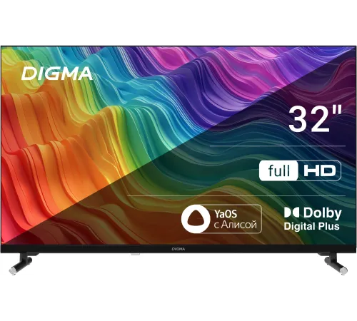 Телевизор LED Digma 32" DM-LED32SBB33 Яндекс.ТВ Frameless черный/черный FULL HD 60Hz DVB-T DVB-T2 DVB-C DVB-S DVB-S2 USB WiFi Smart TV (RUS) Телевизор LED Digma 32" DM-LED32SBB33 Яндекс.ТВ Frameless черный/черный FULL HD 60Hz DVB-T DVB-T2 DVB-C DVB-S DVB-S2 USB WiFi Smart TV (RUS)