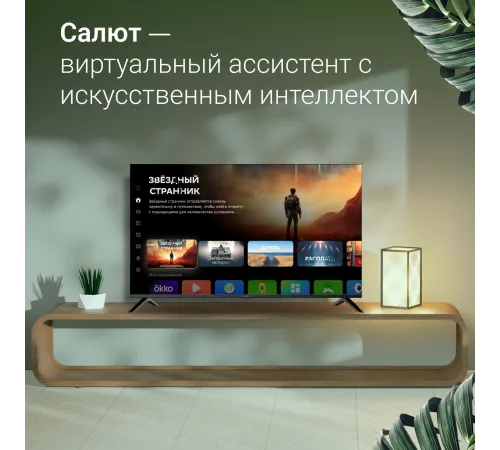 Телевизор LED Digma 50" DM-LED50UBB40 Салют ТВ Frameless Metal черный 4K Ultra HD 60Hz DVB-T DVB-T2 DVB-C DVB-S DVB-S2 USB WiFi Smart TV Телевизор LED Digma 50" DM-LED50UBB40 Салют ТВ Frameless Metal черный 4K Ultra HD 60Hz DVB-T DVB-T2 DVB-C DVB-S DVB-S2 USB WiFi Smart TV
