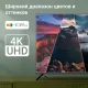 Телевизор LED Digma 50" DM-LED50UBB40 Салют ТВ Frameless Metal черный 4K Ultra HD 60Hz DVB-T DVB-T2 DVB-C DVB-S DVB-S2 USB WiFi Smart TV