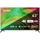 Телевизор LED Digma 43" DM-LED43UBB40 Салют ТВ Frameless Metal черный 4K Ultra HD 60Hz DVB-T DVB-T2 DVB-C DVB-S DVB-S2 USB WiFi Smart TV