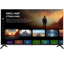 Телевизор LED Digma 43" DM-LED43SBB36 Салют ТВ Frameless Metal черный/черный FULL HD 60Hz DVB-T DVB-T2 DVB-C DVB-S DVB-S2 USB WiFi Smart TV