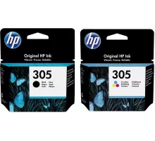Картридж струйный HP 305 6ZD17AE черный/трехцветный (120стр.) (2мл) для HP DJ 2300, 2700, 2730, 4100, 4134