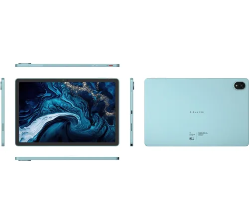 Планшет Digma Pro Edge G85 RAM6Gb ROM128Gb 11" In-Cell 1920x1200 LTE Android 14 мятный 13Mpix 5Mpix BT GPS WiFi Touch microSD 128Gb 7000mAh