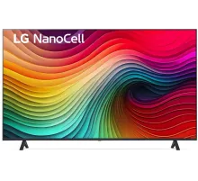 Телевизор LED LG 75" 75NANO80T6A.ARUB темно-серый 4K Ultra HD 60Hz DVB-T DVB-T2 DVB-C DVB-S DVB-S2 USB WiFi Smart TV