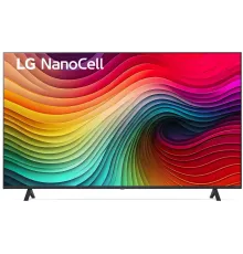 Телевизор LED LG 75" 75NANO80T6A.ARUB темно-серый 4K Ultra HD 60Hz DVB-T DVB-T2 DVB-C DVB-S DVB-S2 USB WiFi Smart TV