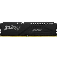 Модуль памяти DDR 5 DIMM 16Gb PC51200, 6400Mhz, Kingston FURY Beast Black EXPO CL32 (KF564C32BBE-16) (retail)