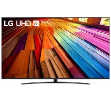 Телевизор LED LG 75" 75UT81006LA.ARUB черный 4K Ultra HD 60Hz DVB-T DVB-T2 DVB-C DVB-S2 USB WiFi Smart TV