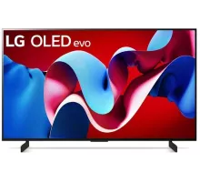 Телевизор OLED LG 42" OLED42C4RLA.ARUB черный 4K Ultra HD 120Hz DVB-T DVB-T2 DVB-C DVB-S2 USB WiFi Smart TV